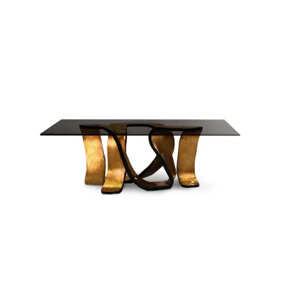 Picture Designer gold leaf dinner table