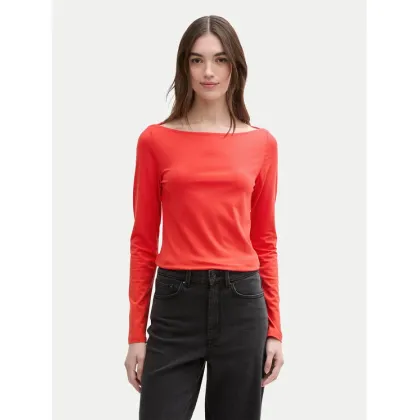Zdjęcie Tom Tailor Denim Bluzka 1045412 Czerwony Slim Fit