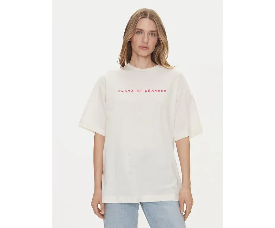 obrazek 1 Vero Moda T-Shirt Taz Hailey 10337839 Biały Regular Fit