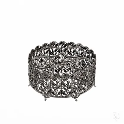 Picture Beautiful stylish silver bottle holder - Zaramella Argenti