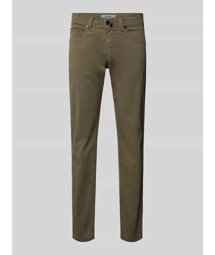 obrazek 1 Chinosy o kroju tapered fit z 5 kieszeniami model ‘Lyon’