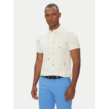 Zdjęcie Tommy Hilfiger Polo Critter MW0MW39044 Beżowy Regular Fit
