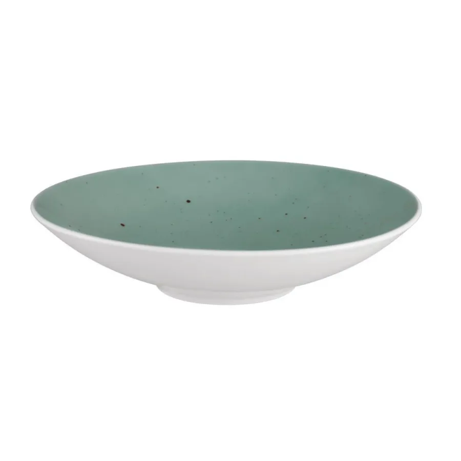 obrazek 1 Średnia okrągła porcelanowa miska 23 cm w pięknym kolorze turkusu - Seltmann Weiden