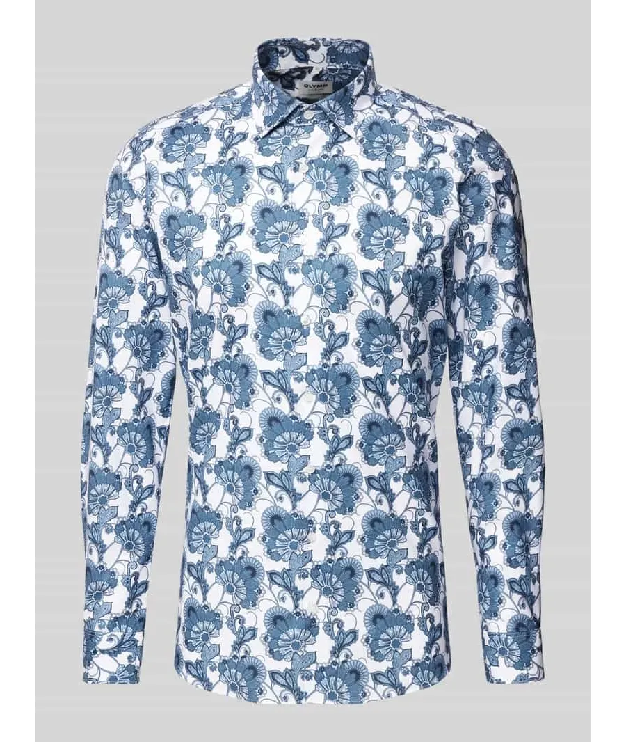 obrazek 1 Koszula biznesowa o kroju slim fit z listwą guzikową