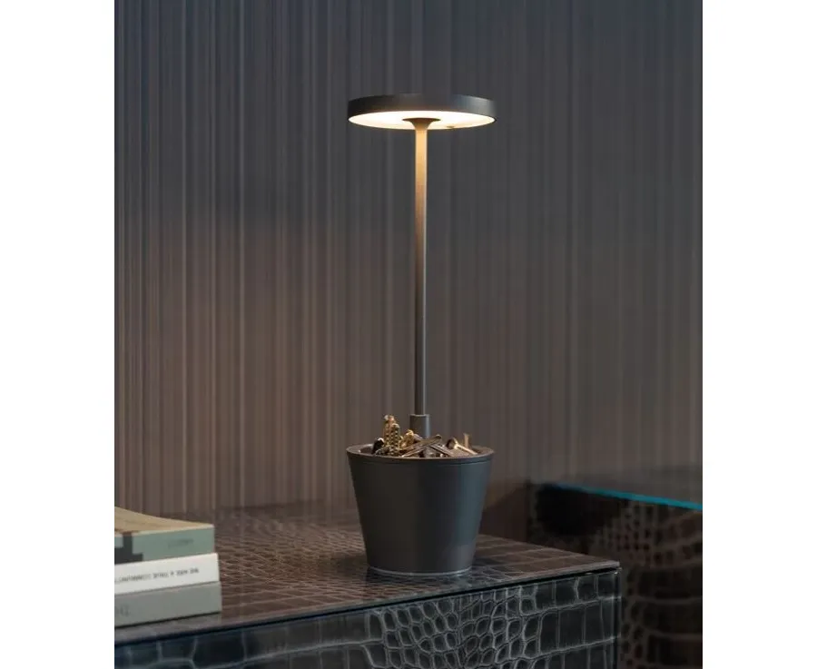 obrazek 5 Stylowa lampa stołowa Poldina Reverso z misą