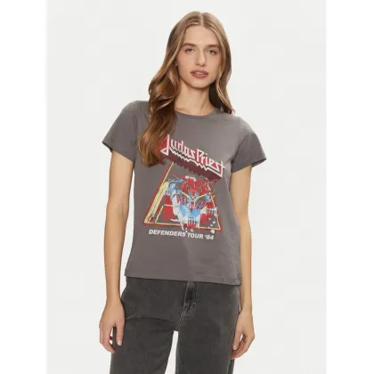 Zdjęcie Noisy May T-Shirt Nate 27032258 Szary Regular Fit