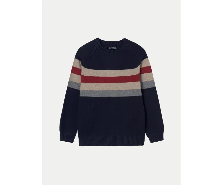 obrazek 1 Mayoral Sweter 7393 Granatowy Regular Fit
