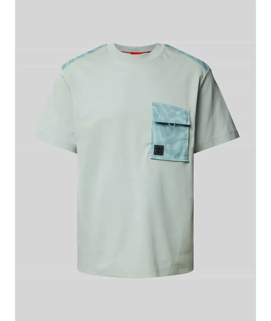 obrazek 1 T-shirt z naszywką z logo model ‘Dabieno’