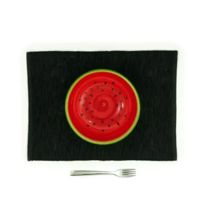 Zdjęcie Średniej wielkości miska w formie arbuza - Le Ceramiche