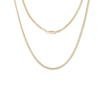 Zdjęcie Łańcuszek typu Snake z żółtego 14kt złota, długość 45 cm KLENOTA