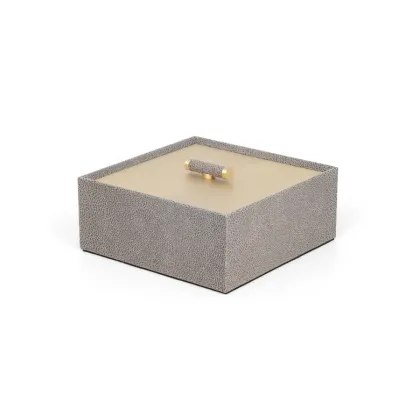 Zdjęcie Stylowe skórzane pudełko