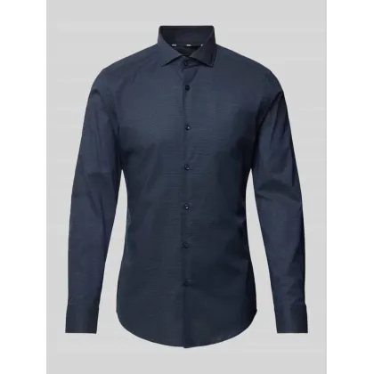 Zdjęcie Koszula biznesowa o kroju slim fit z listwą guzikową