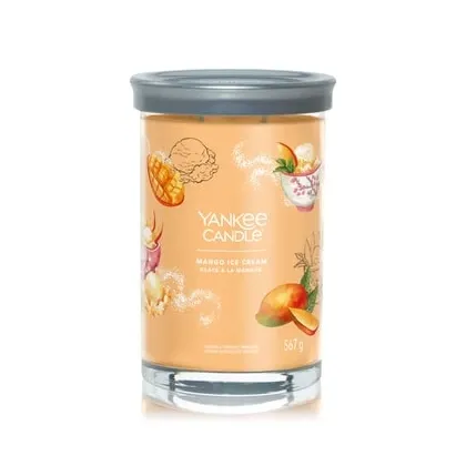 Zdjęcie Yankee Candle Mango Ice Cream Signature Large Tumbler Świeca zapachowa 567 g