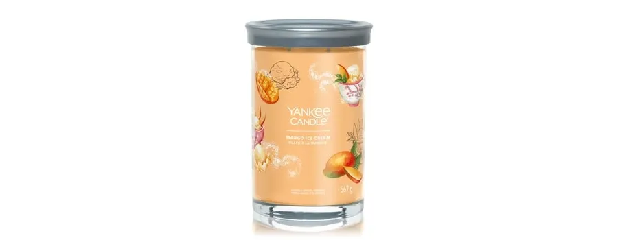 obrazek 1 Yankee Candle Mango Ice Cream Signature Large Tumbler Świeca zapachowa 567 g