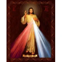 Picture Fantastic simple icon, Jesus, I trust in You, 15x19 cm