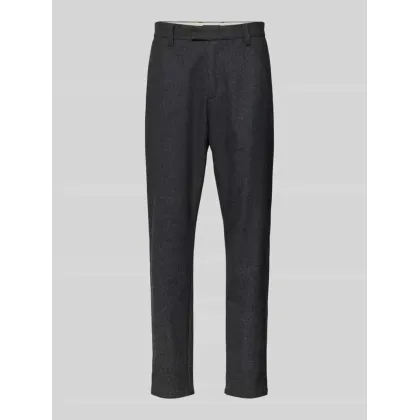 Zdjęcie Chinosy o kroju shaped fit z mieszanki bawełny ze szlufkami na pasek model ‘STIG SHAPED’