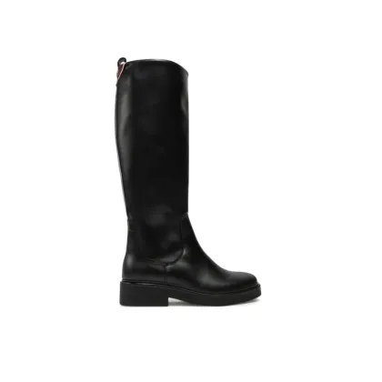 Zdjęcie Tommy Hilfiger Kozaki Premium Leather Long Boot FW0FW08180 Czarny