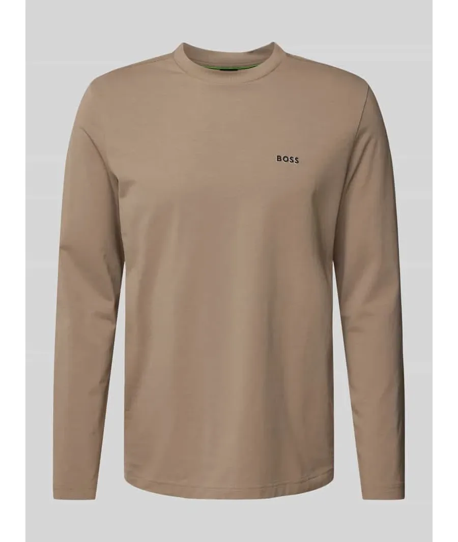 obrazek 1 Bluzka z długim rękawem i nadrukiem z logo