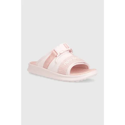 Zdjęcie New Balance klapki SWA330N3 damskie kolor różowy SWA330N3
