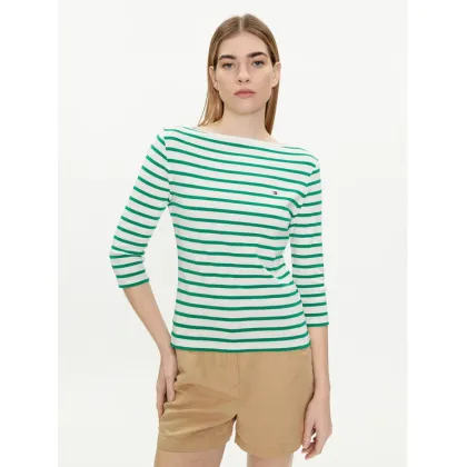 Zdjęcie Tommy Hilfiger Bluzka New Cody WW0WW40589 Zielony Slim Fit