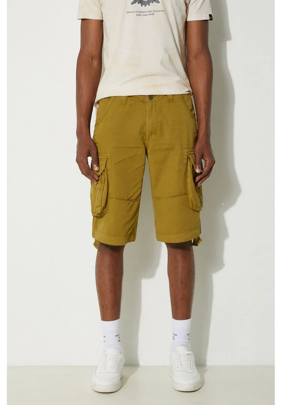 obrazek 1 Alpha Industries szorty bawełniane Alpha Industries Jet Short 191200 440 kolor brązowy 191200.440-BRAZOWY