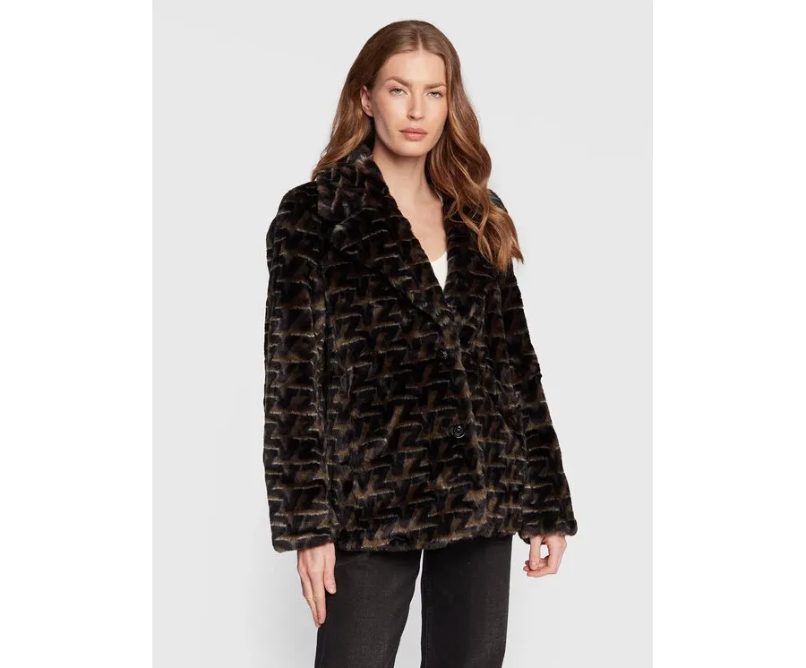 obrazek 1 Zadig&Voltaire Futro Fera WWCO00177 Zielony Regular Fit