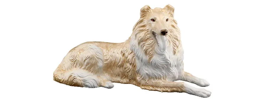 obrazek 1 Leżący Lassie - figura do eleganckich wnętrz