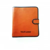 Zdjęcie Wykonany ze skóry ekologicznej organizer z logo