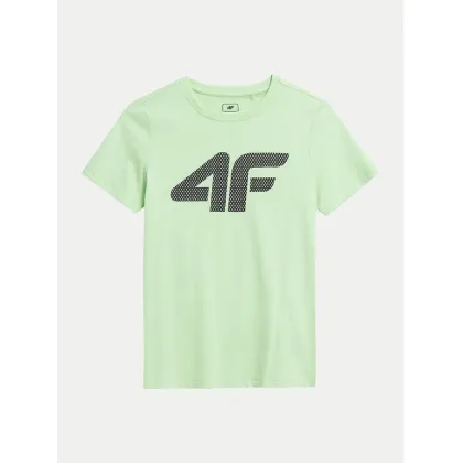 Zdjęcie 4F T-Shirt 4FJWSS24TTSHM1115 Zielony Regular Fit