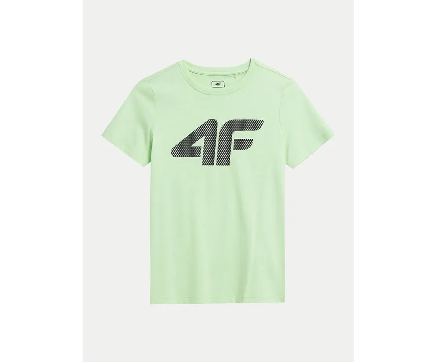 obrazek 1 4F T-Shirt 4FJWSS24TTSHM1115 Zielony Regular Fit