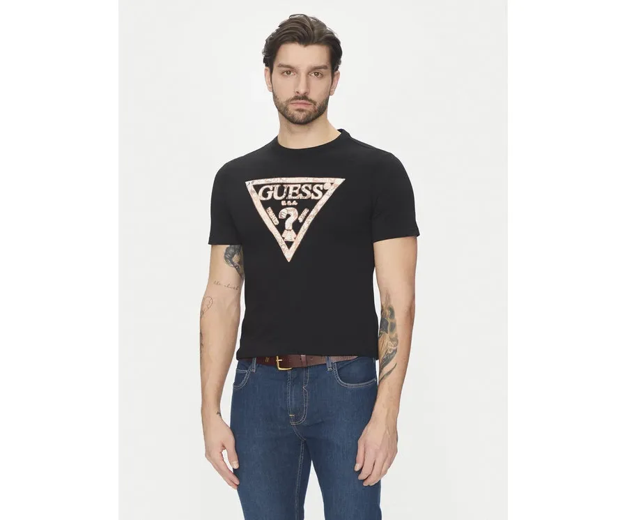 obrazek 1 Guess T-Shirt M5GI06I3Z14 Czarny Regular Fit