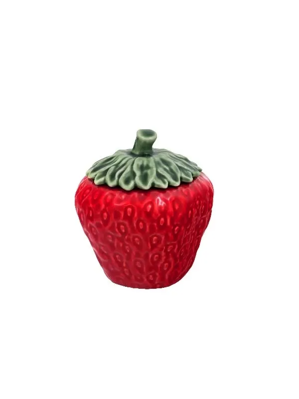 Picture Urocza ceramiczna waza truskawkowa 0,45L - Bordallo Pinheiro