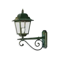 Zdjęcie Zewnętrzna klasyczna włoska lampa naścienna do ogrodu lub na taras