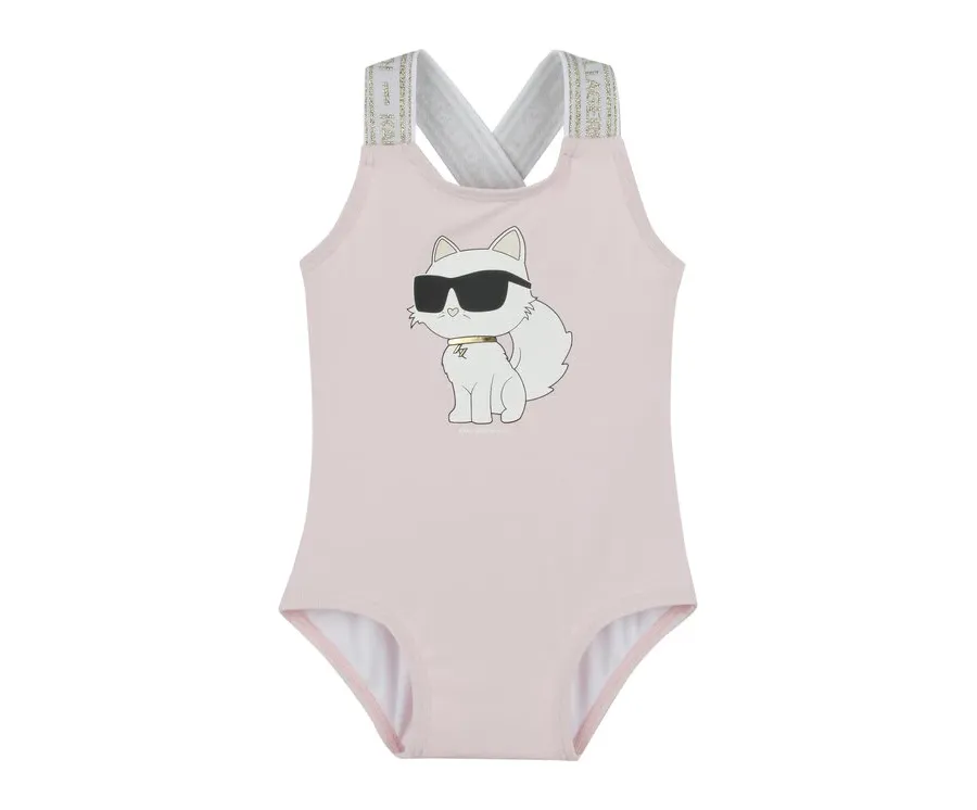 obrazek 1 Karl Lagerfeld Kids Strój kąpielowy Z30512 M Różowy