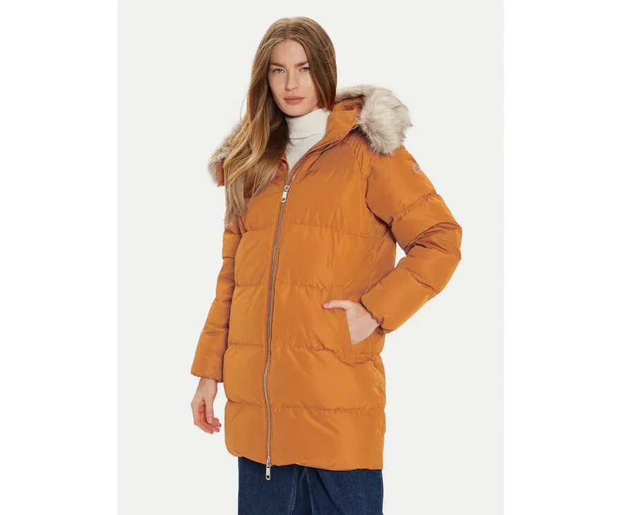 obrazek 1 Tommy Hilfiger Kurtka puchowa WW0WW42743 Pomarańczowy Regular Fit