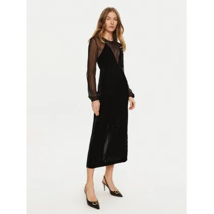 Zdjęcie TWINSET Sukienka koktajlowa 242TT2180 Czarny Slim Fit