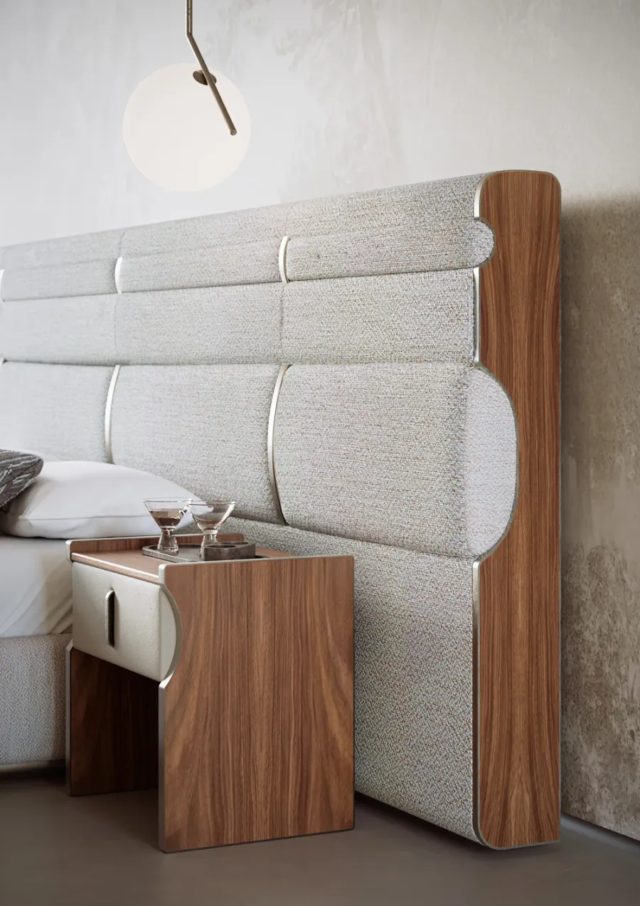 obrazek 9 Piękne włoskie łóżko do salonu - styl modernistyczny