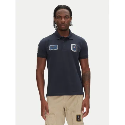 Zdjęcie Aeronautica Militare Polo 251PO1851P344 Granatowy Regular Fit