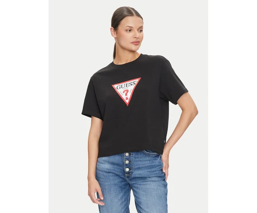 obrazek 1 Guess Jeans T-Shirt W4YI73 K8HM0 Czarny Regular Fit