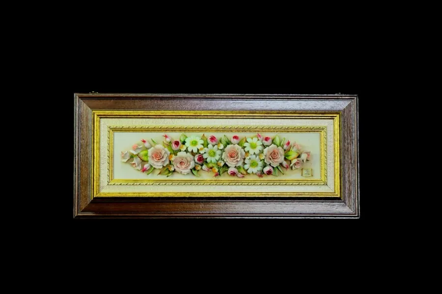 obrazek 1 Oryginalny porcelanowy obraz do salonu