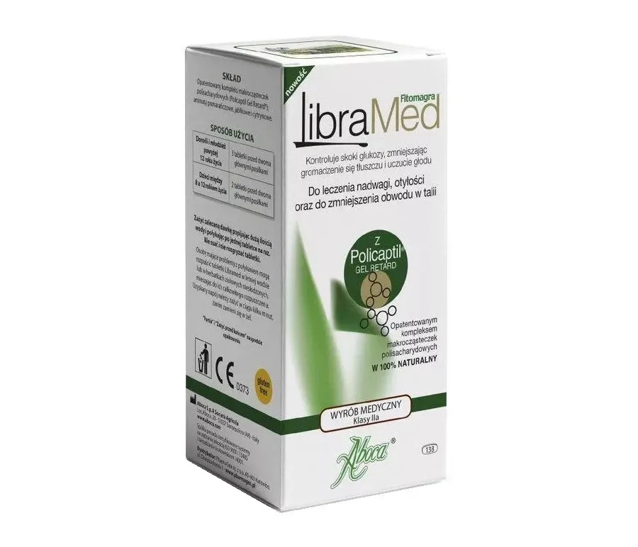 obrazek 1 Aboca Libramed Fitomagra Preparat wspomagający redukcję wagi Tabletki Elancyl