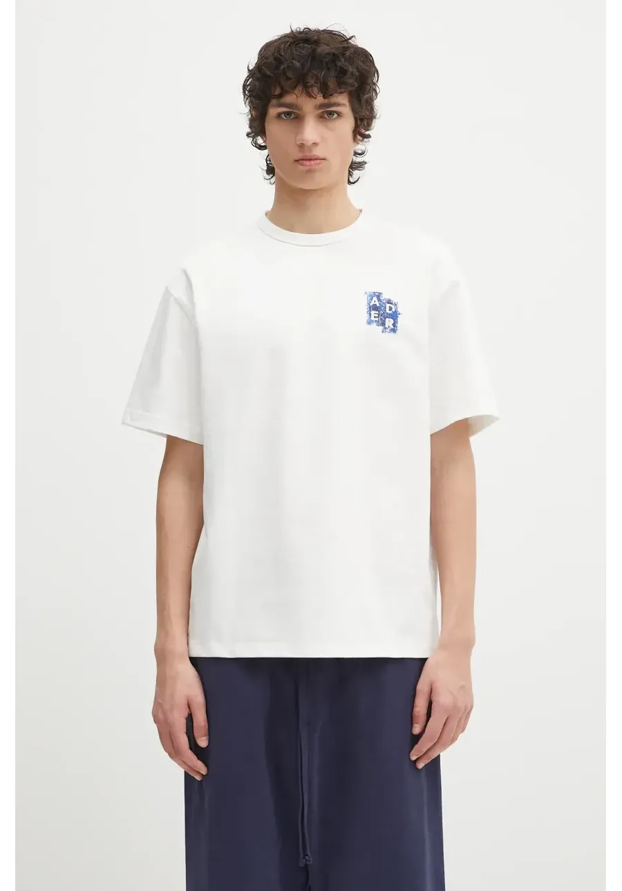 obrazek 1 Ader Error t-shirt Apparel-Top męski kolor biały z nadrukiem BN42FYTS0104OW