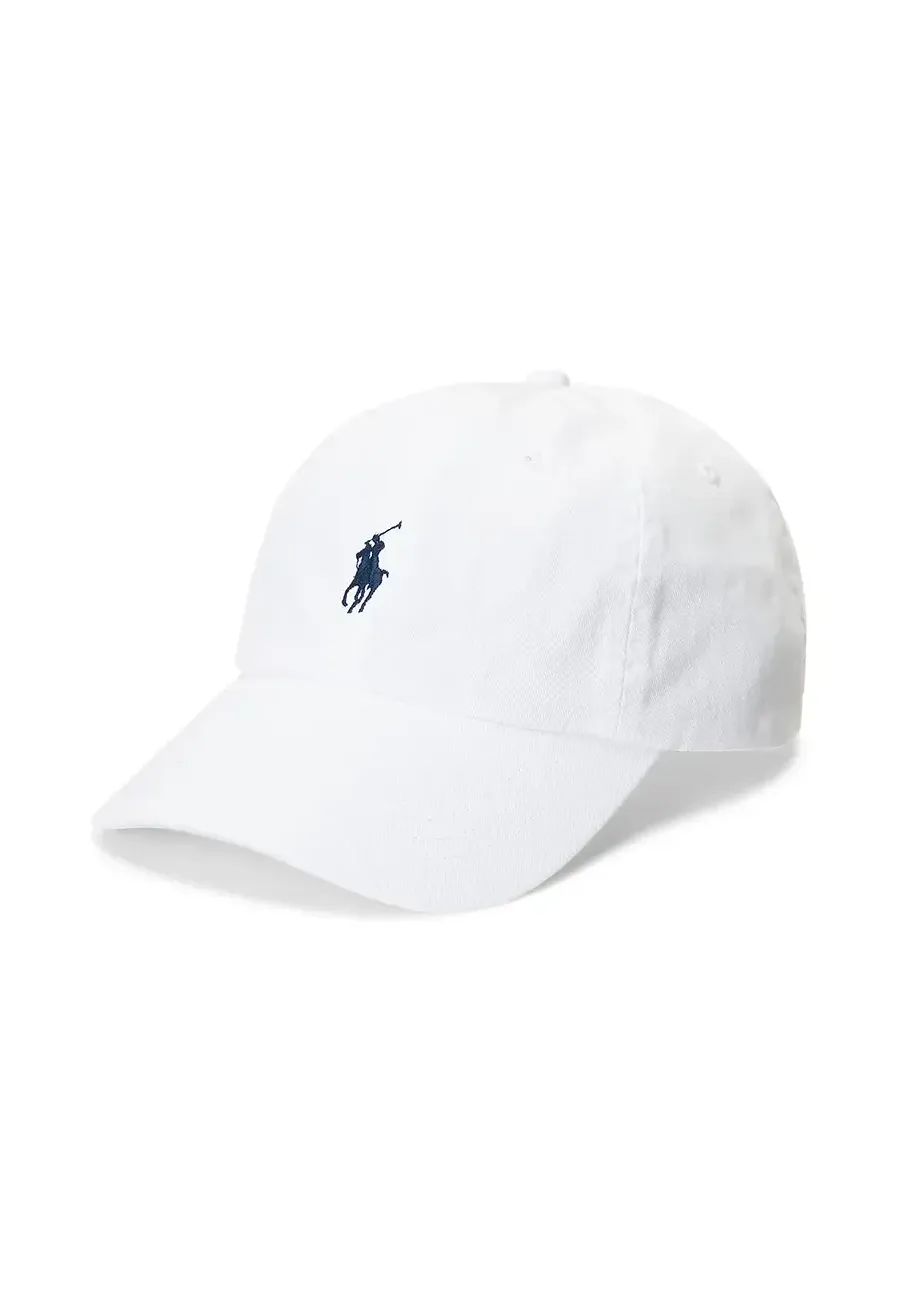 obrazek 1 Polo Ralph Lauren czapka z daszkiem bawełniana kolor biały gładka 211912843