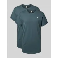 Zdjęcie T-shirt z detalem z logo w zestawie 2 szt.