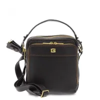 Picture Brown leather bag for men - Giudi
