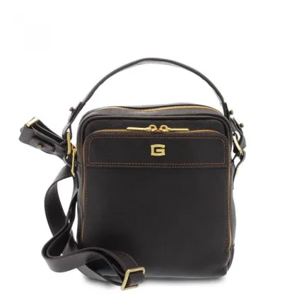 Zdjęcie Brązowa skórzana torba dla mężczyzn - Giudi