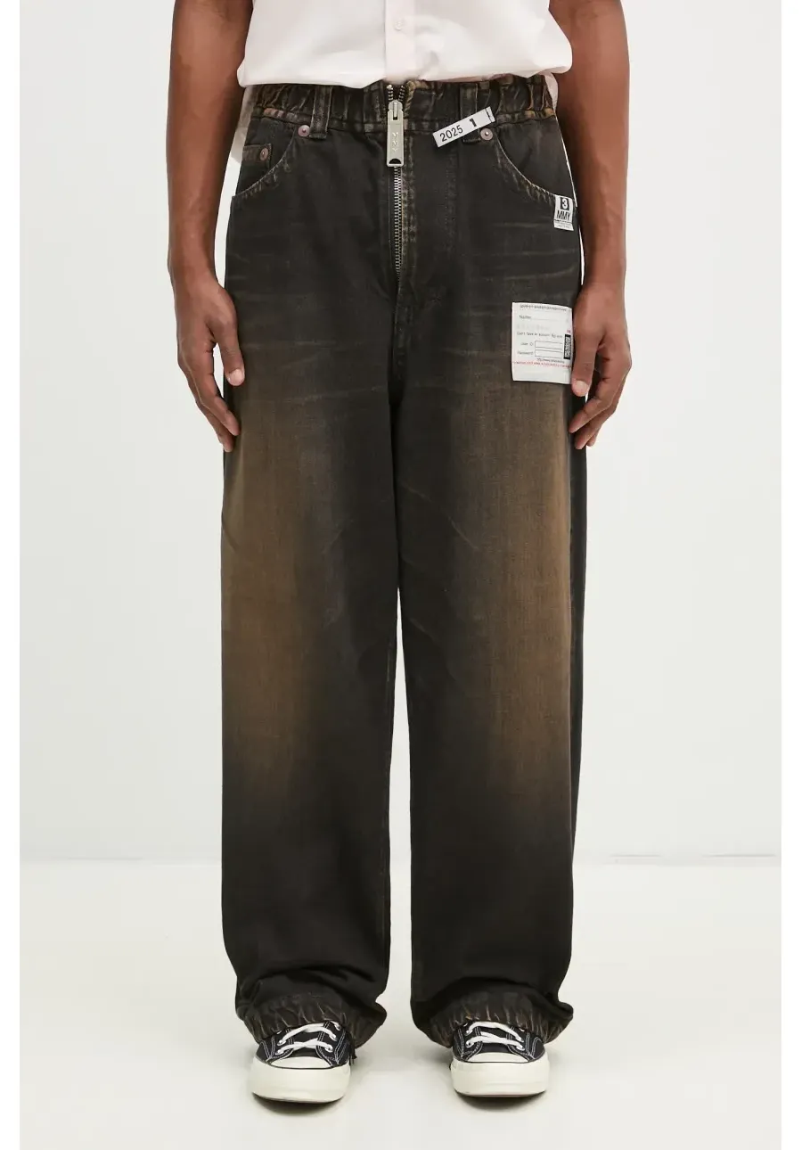 obrazek 1 Maison MIHARA YASUHIRO jeansy Amateur Sewn Wide Jeans męskie A14PT023