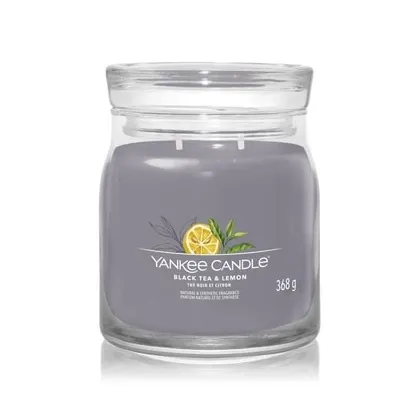 Zdjęcie Yankee Candle Black Tea & Lemon Świeca zapachowa 368 g