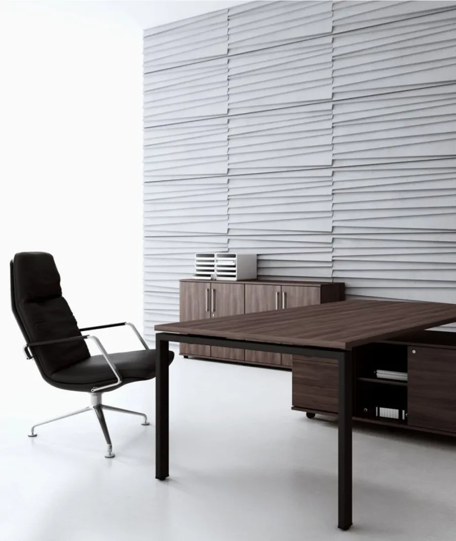 obrazek 1 120x60 cm VT - PB04 (B8 antracyt) ŻALUZJE - panel dekor 3D beton architektoniczny