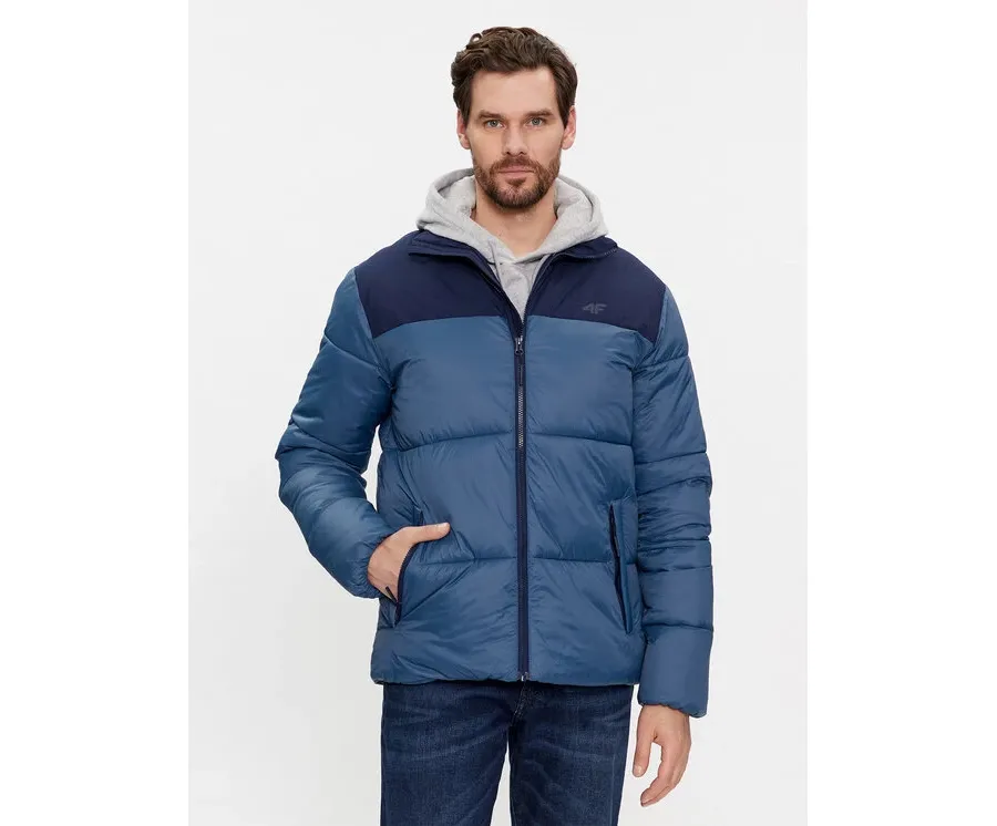 obrazek 1 4F Kurtka zimowa 4FWAW23TDJAM348 Granatowy Regular Fit